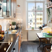 66平白色北欧住宅欣赏厨房