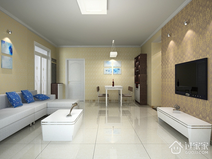 简约舒适效果案例住宅欣赏客厅设计