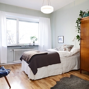 白色纯洁设计北欧住宅欣赏卧室效果