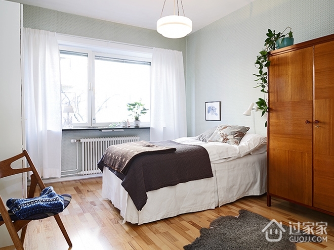 白色纯洁设计北欧住宅欣赏卧室效果