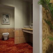 美式风格住宅效果图欣赏卫生间