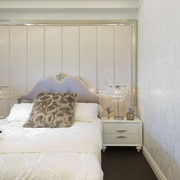 新古典住宅效果图卧室床头柜