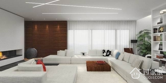 现代简洁两居室欣赏客厅设计
