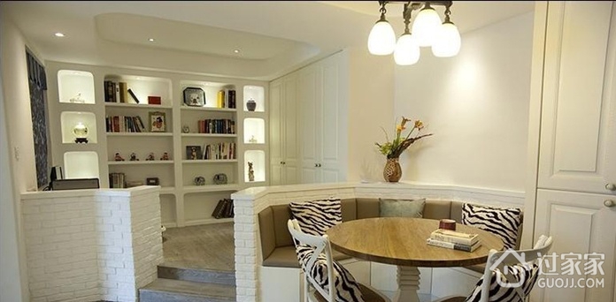 白色地中海家居住宅欣赏书房设计