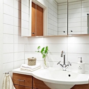 75平清新气质公寓欣赏洗手间