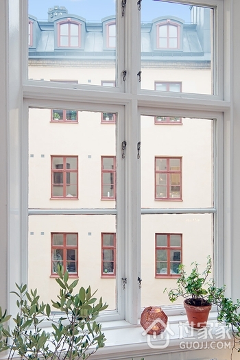 70平北欧活力住宅欣赏窗台