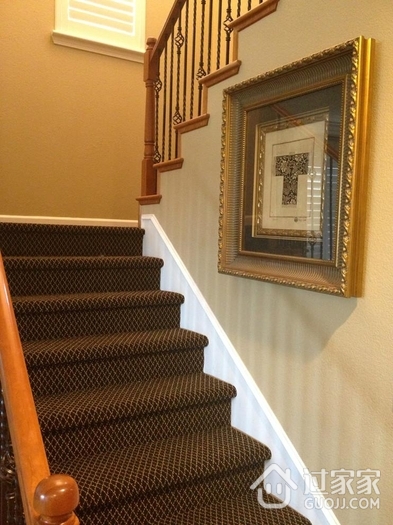 美式风格别墅套图楼梯