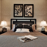 105平新中式风格住宅欣赏卧室设计