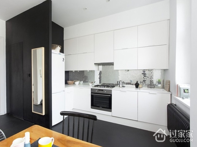 62平简约单身公寓设计欣赏厨房