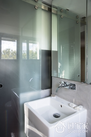 40平极简现代住宅欣赏洗手间设计