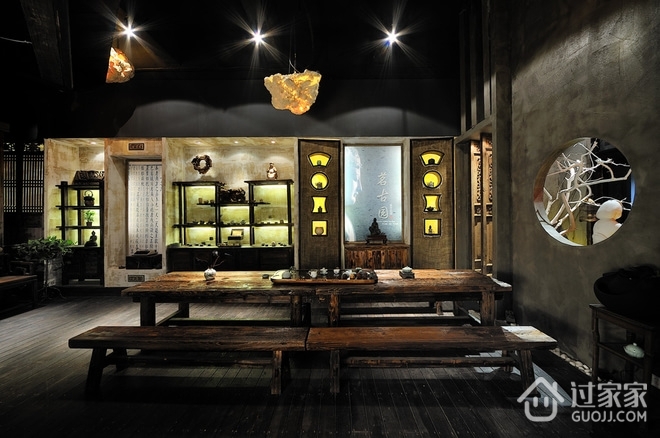 中式奢华艺术品住宅欣赏餐厅设计