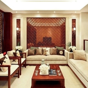 中式古典四居欣赏客厅