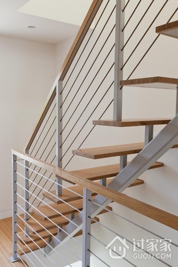简约复式住宅效果图楼梯