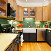 印花图案美式两居室欣赏厨房