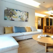 天然木质简约住宅欣赏客厅