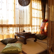 东南亚风格住宅欣赏卧室飘窗