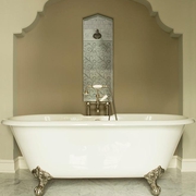 美式风格装饰图浴缸