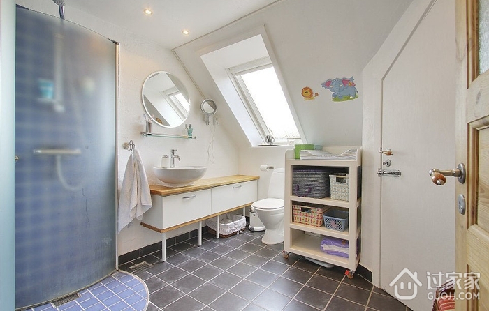 北欧风格设计效果浴室效果