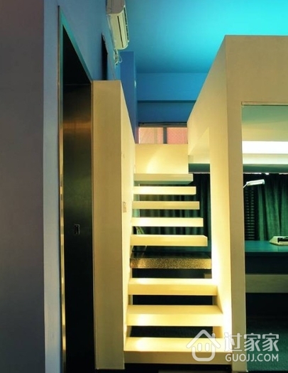 简约住宅装饰设计效果图楼梯设计