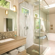 现代住宅设计效果套图淋浴间