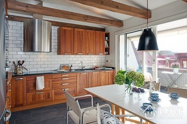 82平开放式现代住宅欣赏厨房