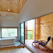 木质现代别墅欣赏卫生间设计