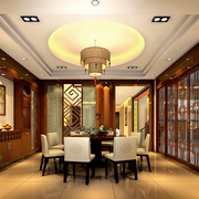 中式风格设计样板房效果图欣赏餐厅