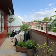 北欧夏日风情住宅欣赏阳台设计