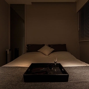 现代住宅设计效果卧室床
