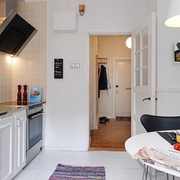 现代创意公寓厨房全景