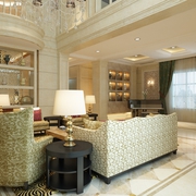 奢华欧式古典别墅设计欣赏客厅