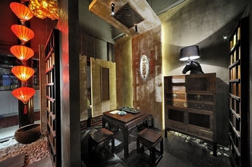 中式奢华艺术品住宅欣赏茶室