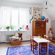 116北欧白色住宅欣赏儿童房
