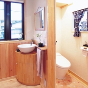日式复式时尚住宅欣赏卫生间