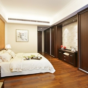 新中式儒雅住宅欣赏卧室效果图