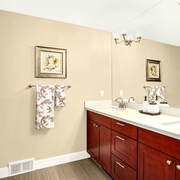 美式乡村别墅效果图设计洗手间设计