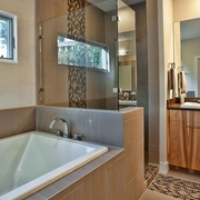 现代住宅效果图欣赏浴缸