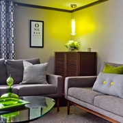 现代复式风格效果赏析客厅灯饰设计