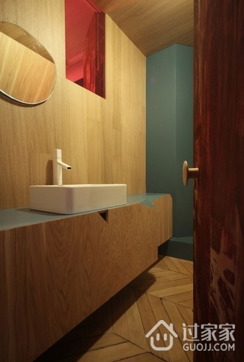60平北欧住宅欣赏洗手间设计