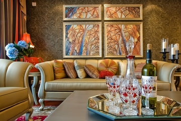 典雅法式装饰住宅欣赏客厅设计