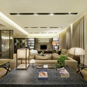 110平静谧简约住宅欣赏客厅设计