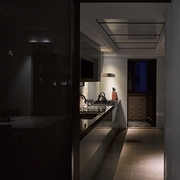 现代黑色时尚住宅设计厨房