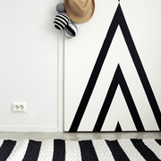 现代风格黑白混搭欣赏入户厅设计