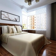 112平中式风格住宅欣赏卧室