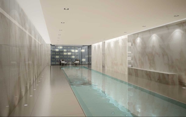 现代豪华别墅图室内泳池