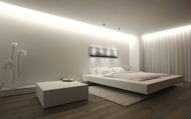 现代风格设计卧室