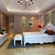 欧式风格装修效果设计卧室效果图