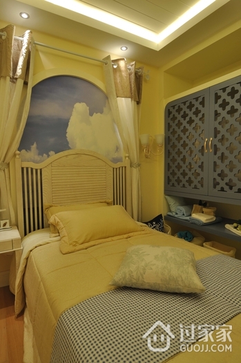 简约地中海风卧室设计