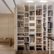 简约设计风格住宅套图书架