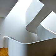 现代别墅设计楼梯场景